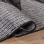Tapis noir à rayures géométriques ivoire-1160973096