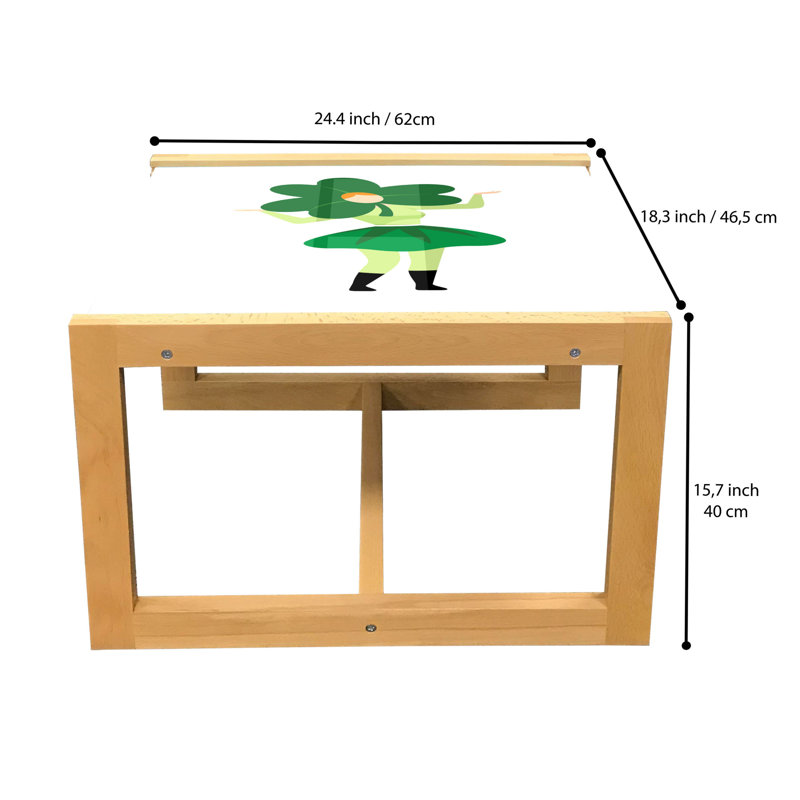 Janelle Sled Coffee Table, 40cm H x 46.5cm W x 62cm D