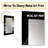 Black White Contemplative Abstraction II - Waves Unique Wall Mirror, Modern Mirror, Printed Metal Art-1325640041