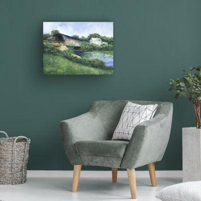 Art sur toile John Morrow Waitsfield Crossing