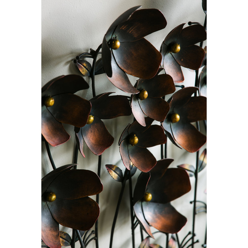 Farmhouse Plants & Flowers Wall Decor on Metal