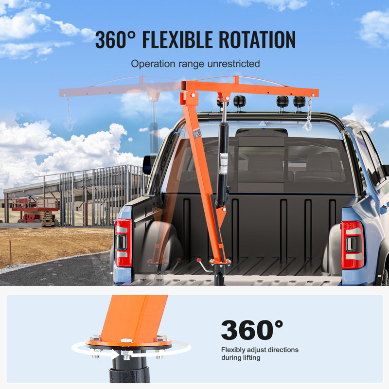 Camion-grue hydraulique VEVOR