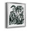 Encre Jungle IV, toile encadrée de qualité supérieure - prête à être accrochée-293974681-293974683