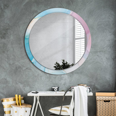 Huldar Glass Flat Wall Mirror