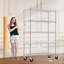 Étagère de rangement en métal robuste à 5 tablettes, réglable et durable pour l'organisation de garage, de cuisine et de garde-manger-130173634