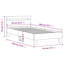 Vidaxl Bed Frame With Headboard Engineered Wood-98476593-98476598