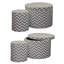 Grand repose-pieds 17,35 po avec rangement et 1 chevron