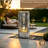 39"H Modern Resin Indoor Outdoor Floor Water Fountain with LED Lights