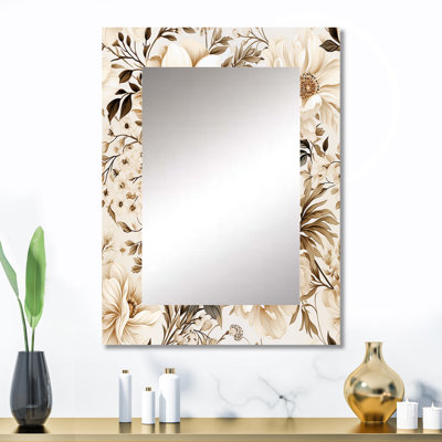 Vintage Florals - Plants Mirror Wall Decor