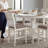 Dalvin Counter Height Dining Table And 4 Bar Stools (Set Of 5)