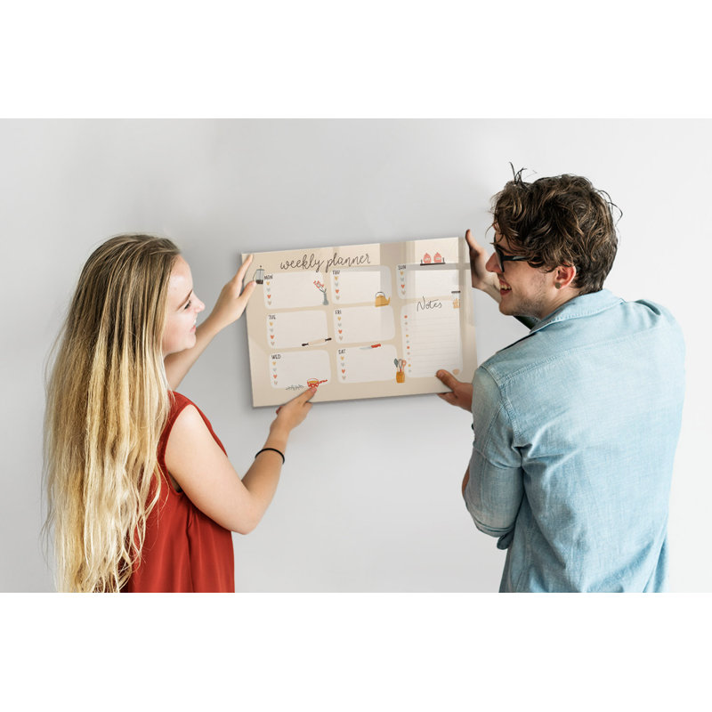Magnetic Glass Dry Erase Board