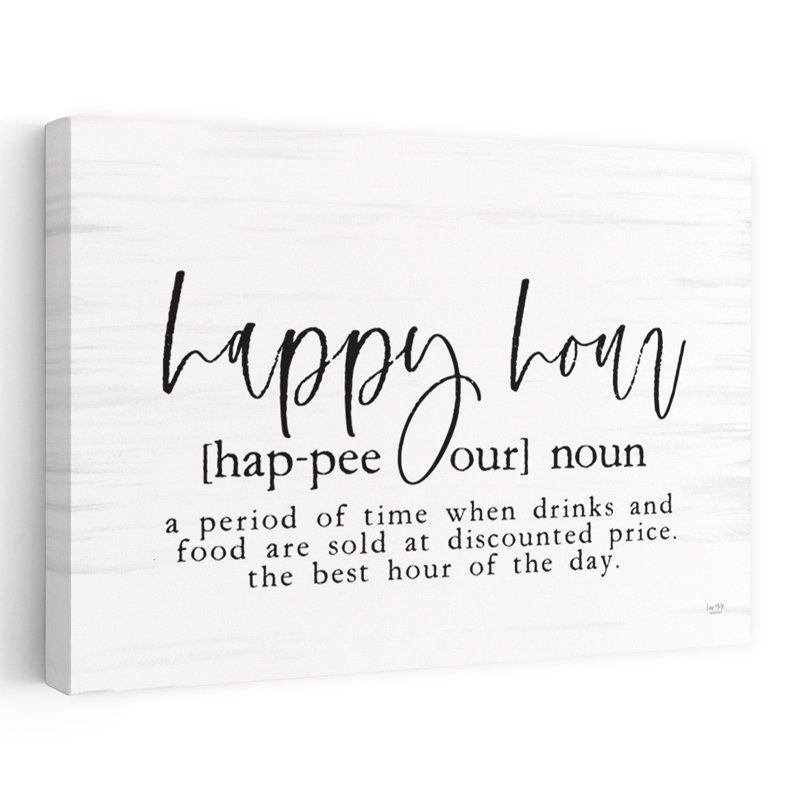 Happy Hour définition abstraite, art contemporain, H 24 po x l 36 po