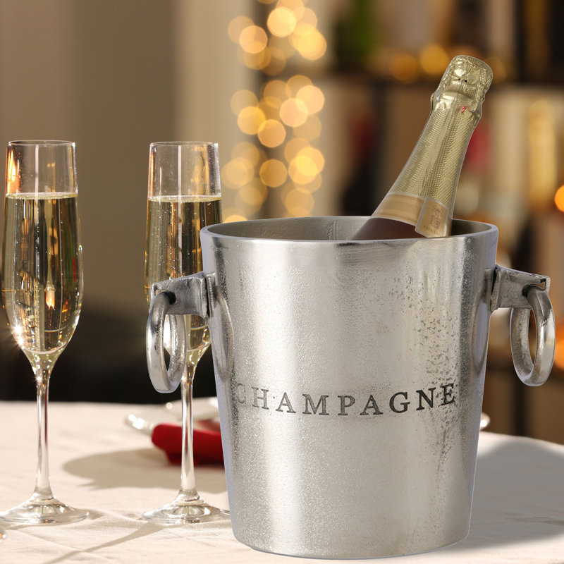 Seau à champagne en métal Karsson
