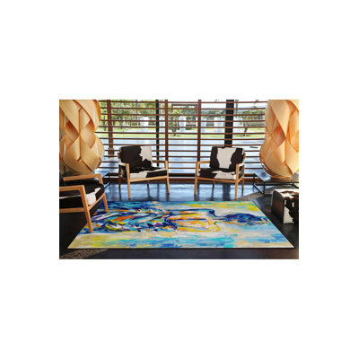 Tapis tissé à la main pastel