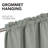 Deconovo 100 Percent Blackout with Liner Rod Pocket Curtain Panel Pair-75196900-75196904