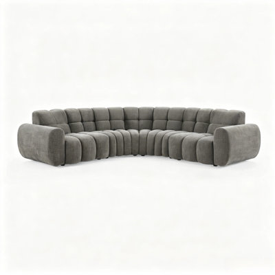 Jozwiak Minimore Modern Style 112.6" W L Shape Type3 5S Sofa