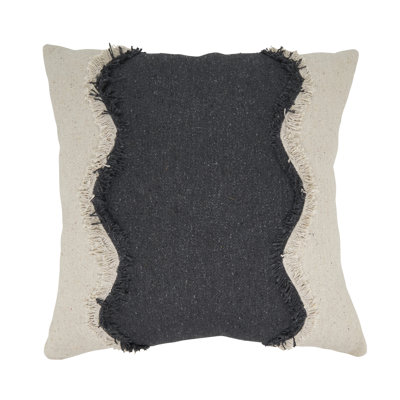 Playful Squiggle Fringe Pillow