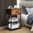 Paighton End Table with Storage and Built-In Outlets