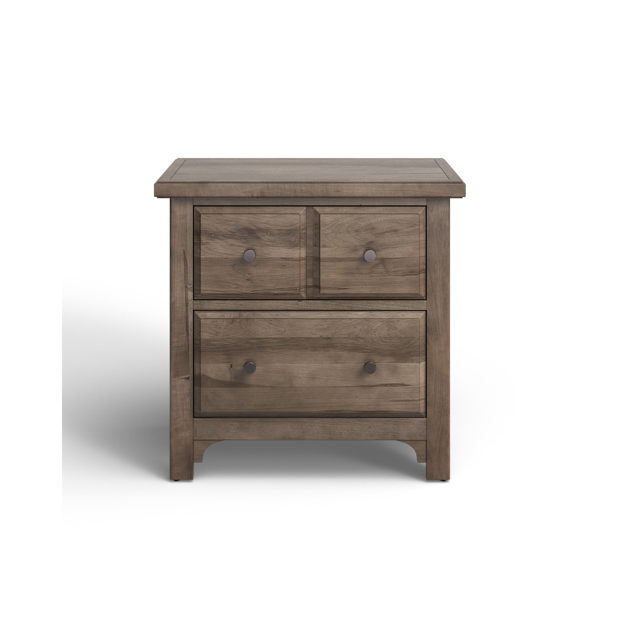 Dragomir 2 - Drawer Nightstand, Gray Oak