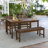 Bictor 4 - Person Patio Dining Set Umbrella Hole Included Rectangular Table-90563278