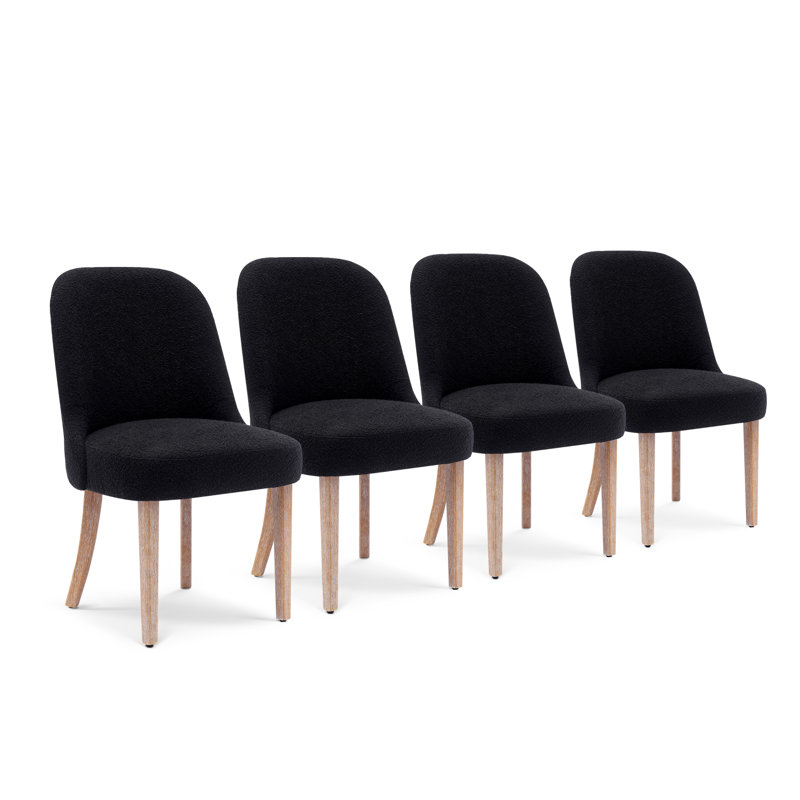 Chaise d'appoint Breann, Noir