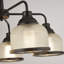 Asner 5 - Light Shaded Chandelier-138972212