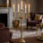 Aluminum Tabletop Candelabra-1386017937