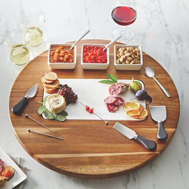 Marble Tray and Cheese Board - Flower Shape