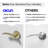 Brook Passage Door Lever Modern Concealed Design For (Hall & Closet) – Sleek Minimalist Style in Brushed Champagne Gold-125873637