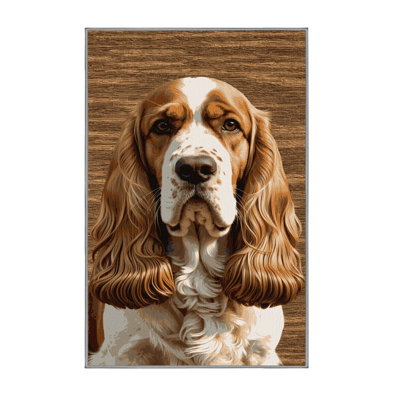  Tapis lavable pour chien Sussex Spaniel, Tapis de couloir 2 pi x 5 pi
