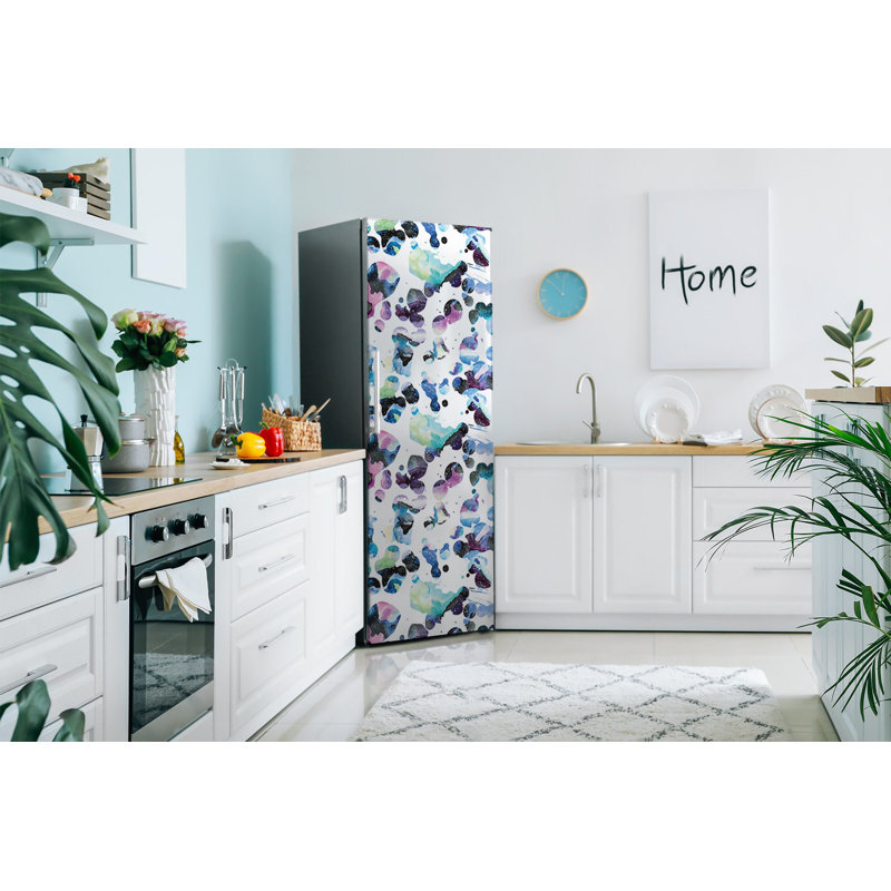 Abstract Non-Wall Damaging Door Decal