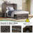 Wilkinson Farmhouse Twin Murphy Bed With Large Storage Drawer & Charging Station, Gray-1018256842