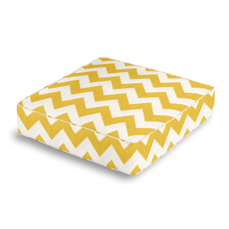 Chevron Throw Pillow, Squash