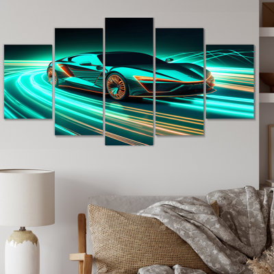 Transportation Wall Decor on Metal
