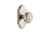 Grandeur Arc Plate Double Dummy with Windsor Door Knob