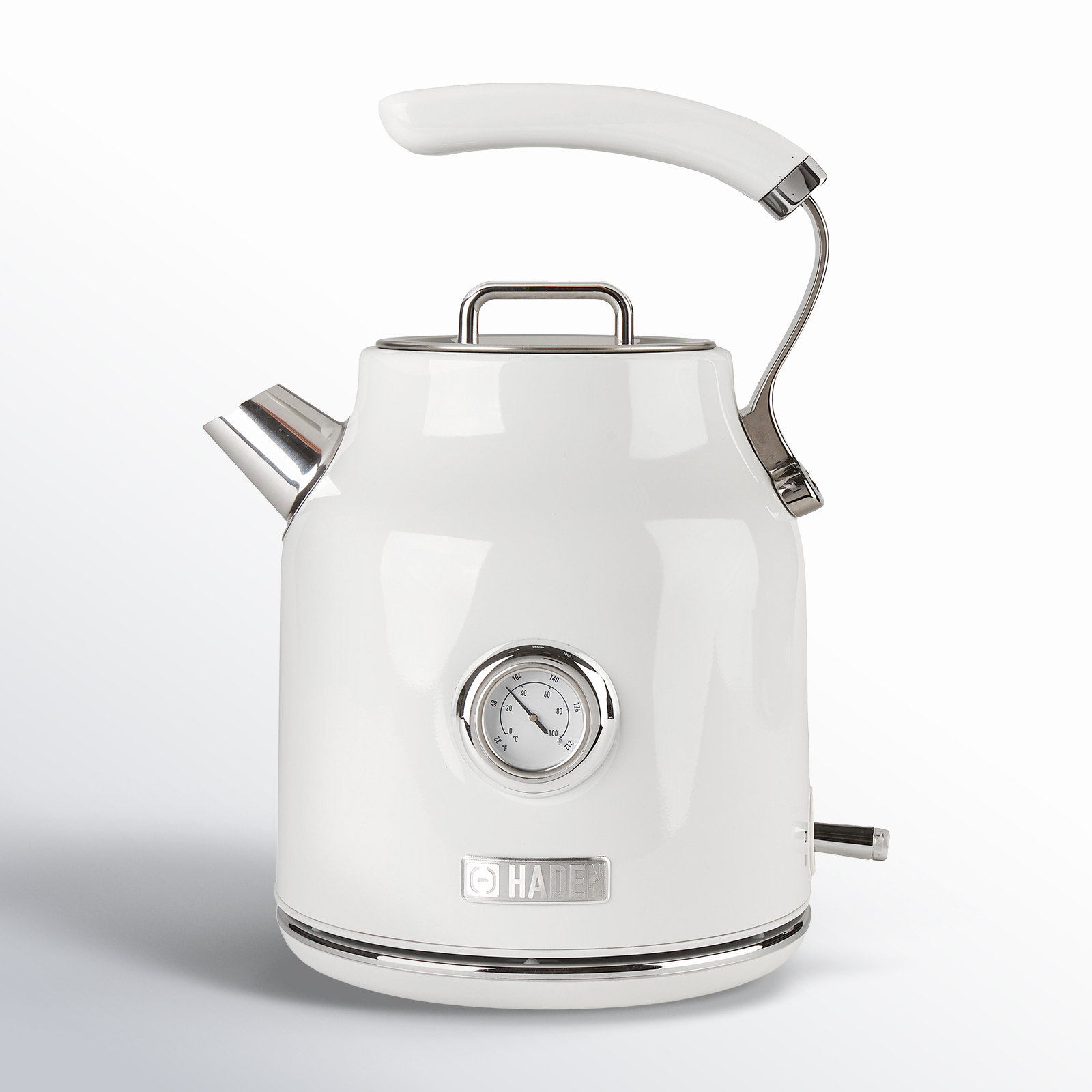 Haden Dorset Stainless Steel Electric Kettle, Ivory