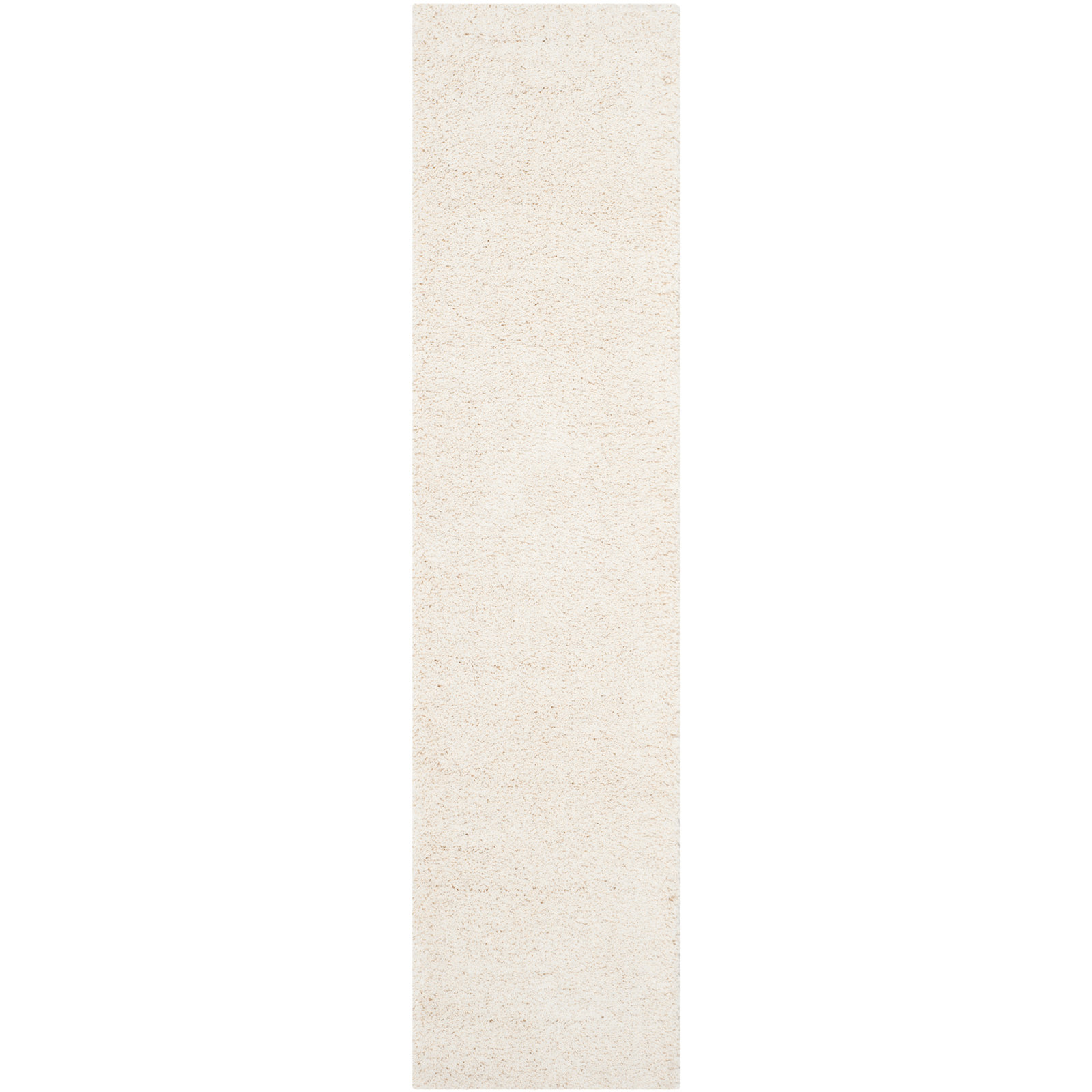 Ivory Shag Rug, Runner 2' x 18'