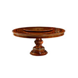 Round Solid Wood Dining Table