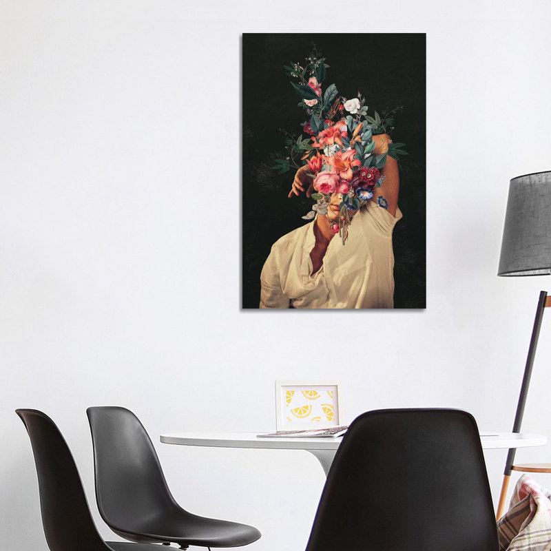 «Roses Bloomed Every Time I Thought of You» par Frank Moth, impression sur toile tendue, H 40 po x l 26 po x P 1,5 po