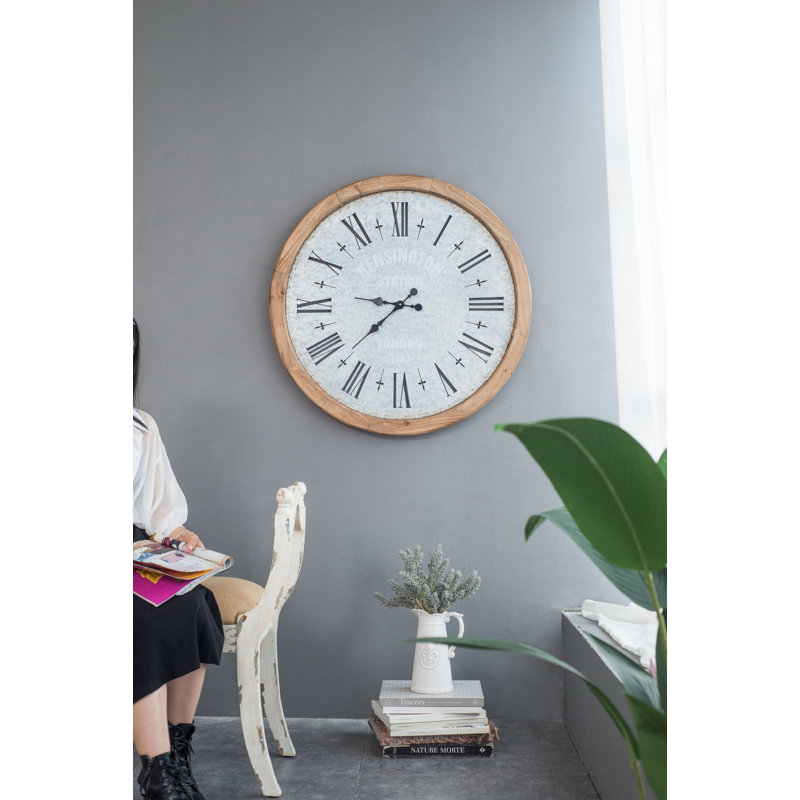 Solid Wood Wall Clock