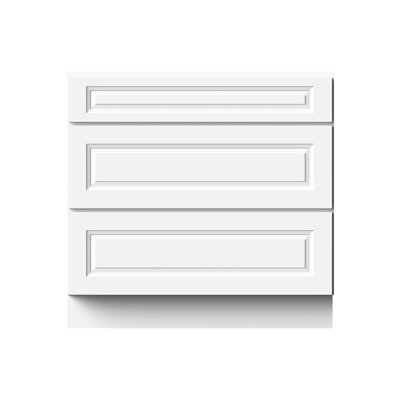 Armoire de tiroir de cuisine prête à assembler l 36 po x P 24 po x H 34,5 po CASAINC