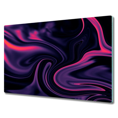 Rossa Tempered Glass Wave Chopping Board