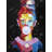 Colorful Audrey Hepburn Portrait - Bubblegum Bedroom Decor