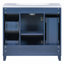 Ensemble de meuble-lavabo avec lavabo 36 po 36 po-1316643683