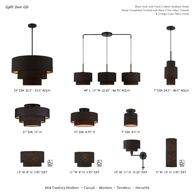 Très grand luminaire semi-encastré 4 lumières Holleneck