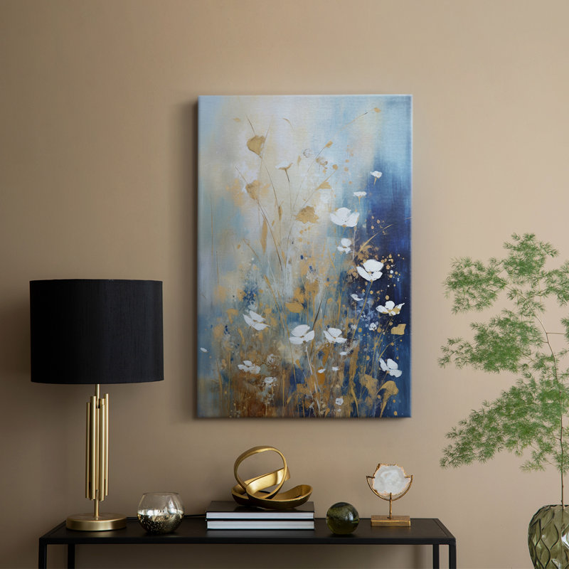 FLORAL Series CCLXVIII -Custom Wrapped Gallery Cavas, H 36 po x l 24 po