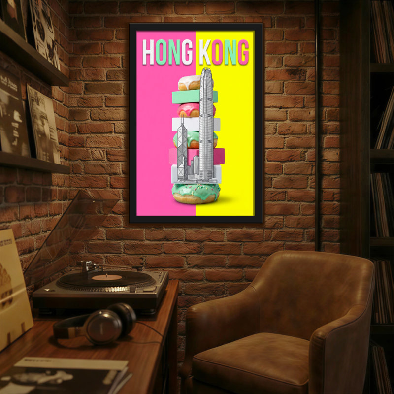 «Scenic & Cityscapes», impression d'art de Donut Skyscraper, H 18 po x l 12 po