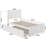 Madison Solid Wood Platform Bed with Matching Footboard and Trundle-96140441-96140443