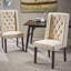 Chaise en tissu
