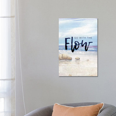 Go With The Flow by Kingsley - Wrapped Canvas Gallery-Wrapped Canvas Giclée